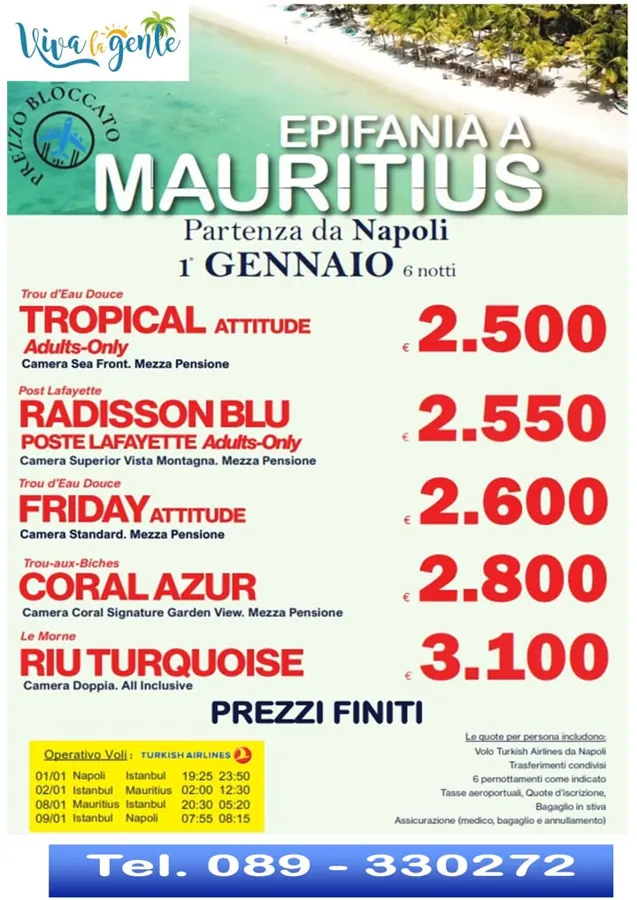 Offerta di viaggio pubblicata il 26 set 2026